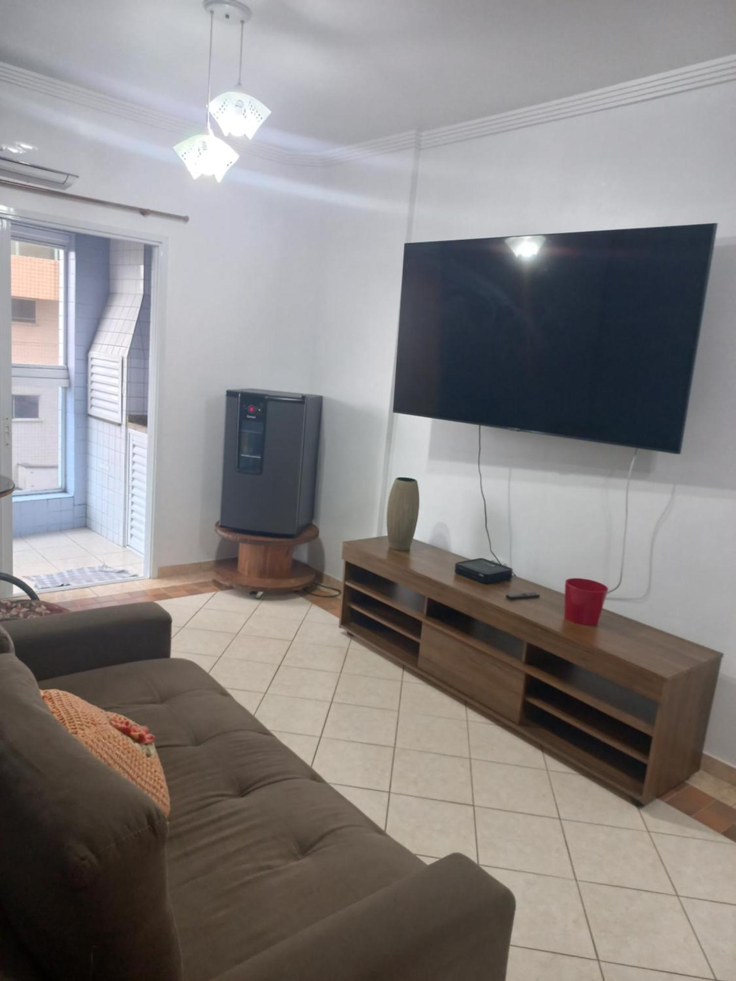 Apto Vista Mar, 8 Pessoas, Varanda Gourmet, Pe Na Areia! Praia Grande  Eksteriør billede