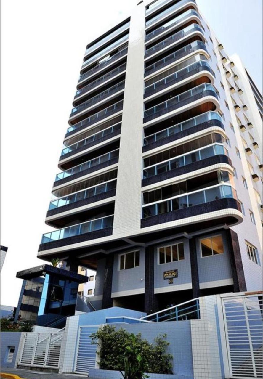 Apto Vista Mar, 8 Pessoas, Varanda Gourmet, Pe Na Areia! Praia Grande  Eksteriør billede