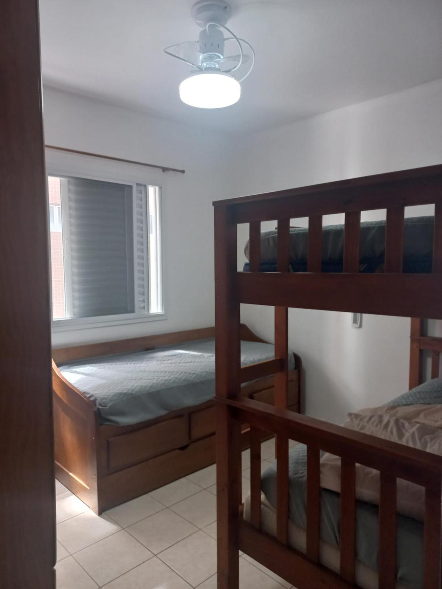 Apto Vista Mar, 8 Pessoas, Varanda Gourmet, Pe Na Areia! Praia Grande  Eksteriør billede